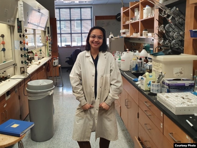 Diandra Soemardi, kandidat PhD bidang kimia di University of Maryland, AS (dok: Diandra Soemardi)