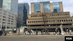 Foto kondisi di dekat stasiun Maalbeek dan Brussels Center yang sunyi senyap pasca pemboman. (Foto: Ahmad Baihaki)