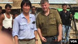 VOA Burmese Team's Rakhine Trip