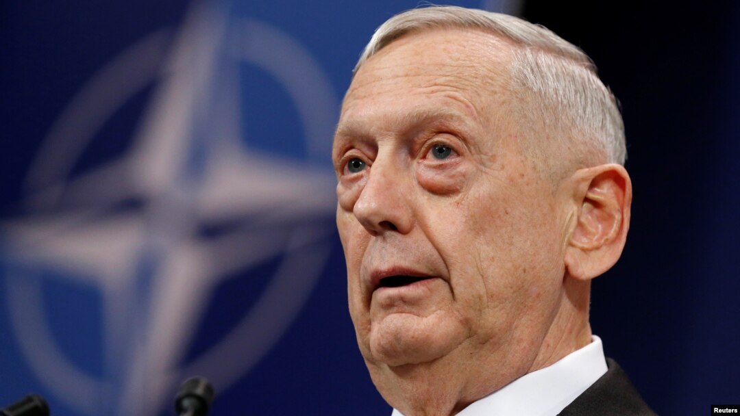 Menteri Pertahanan AS, Jim Mattis (foto: dok). 