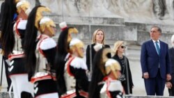 La primera ministra italiana, Giorgia Meloni, está en Washington y se reunirá con el presidente Biden