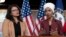 FILE - U.S. Congresswomen Ilhan Omar and Rashida Tlaib, both Democrats, are seen during a news conference at the Capitol, in Washington, July 15, 2019.