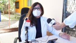 La doctora Anely Pérez Molina, secretaria de la Unidad Médica Nicaragüense. Foto cortesia de Unidad Médica.