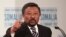 FILE - Jean Ping speaks to reporters in London, Feb. 23, 2012.