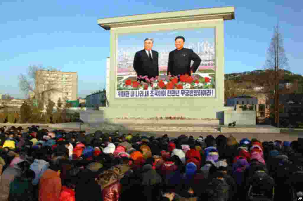 [김정일 위원장 사망] 북한의 표정과 김정일의 옛 모습들