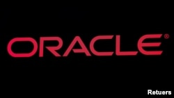 Logotipo de la compañía Oracle. [Foto de archivo]