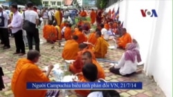 Hà Nội yêu cầu Campuchia có biện pháp đối với vụ đốt cờ VN ở Phnom Penh
