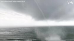 Tornado Spins Along Beach in South Carolina 