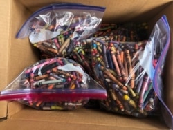 Kids Changemakers collects donated school supply to give to students who need them.