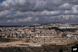 Pemukiman Yahudi Efrat di Tepi Barat, pada 30 Januari 2023. (Foto: AP)