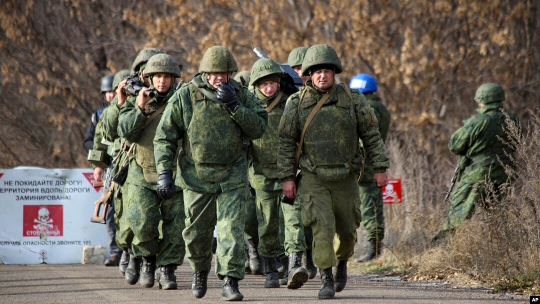 Abarwanyi ba Ukraine bashigikiwe n'Uburusiya 