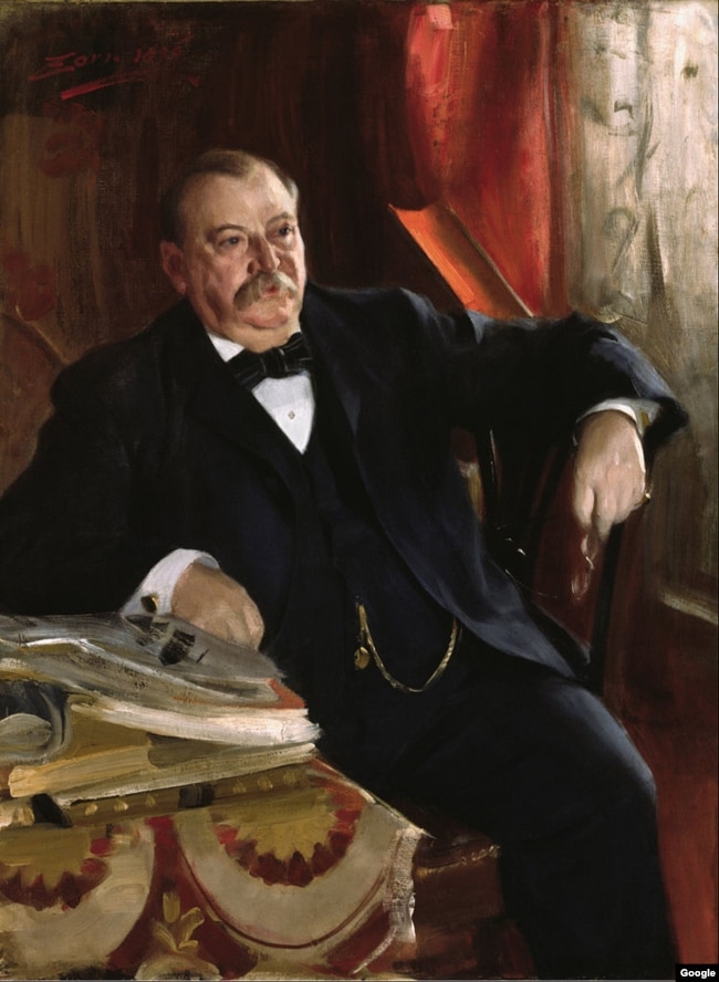 Grover Cleveland, painting by Anders Leonard Zorn