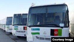 Uzbekistan Buses donated for Afghanistan 
