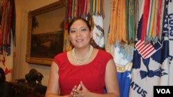 Alejandra Ceja, directora ejecutiva de la iniciativa de la Casa Blanca para la excelencia educativa de los hispanos.