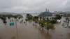 Sungai Han meluap akibat hujan deras berhari-hari di Seoul, Korea Selatan, 9 Agustus 2020. (Foto: dok).