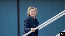 民主党总统候选人希拉里·克林顿