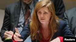 Duta Besar AS untuk PBB Samantha Power merasa kecewa dengan langkah Rusia memveto resolusi DK PBB soal MH17 (foto: dok). 