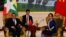 နိုင်ငံတော်အတိုင်ပင်ခံပုဂ္ဂိုလ် ဒေါ်အောင်ဆန်းစုကြည်အား လာရောက်တွေ့ဆုံသည့် တရုတ်နိုင်ငံခြားရေးဝန်ကြီး ဝမ်ယိ။ (ဓာတ်ပုံ - ပြန်ကြားရေးဝန်ကြီးဌာန၊ ဒီဇင်ဘာ ၇၊ ၂၀၁၉)