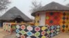 Germany and USA are supporting a hut-painting program in Matobo, Zimbabwe.