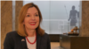 Meri Rojs, pomoćnica američkog državnog sekretara za obrazovanje i kulturu, tokom intervjua za Glas Amerike, u Narodnom muzeju u Beogradu, 15. marta 2019.