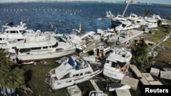 Hurricane Ian destruction in southwestern Florida