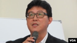 在野党民进党立委 姚文智(美国之音张永泰拍摄)