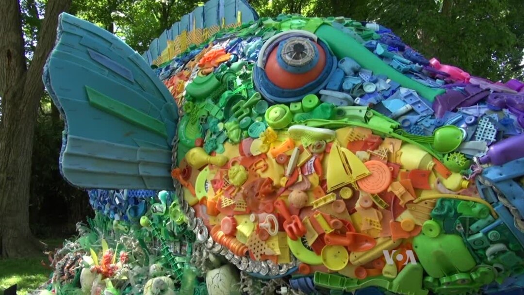 Giant Water Bottle Sculpture