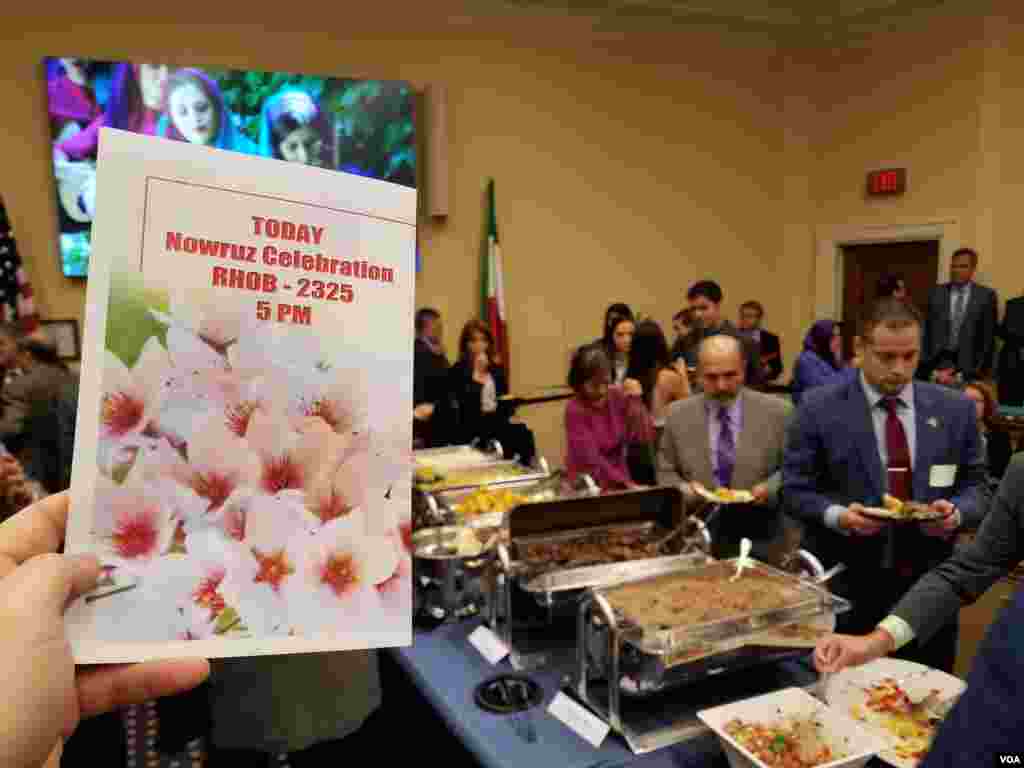 جشن نوروزی در کنگره ایالات متحده با حضور برخی از قانونگذاران به میزبانی سازمان جوامع ایرانیان آمریکا