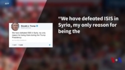 Reaksîyonên Derheqa Biryara Trump ya Vekişîna ji Sûrîyê