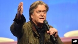 Mantan penasihat Presiden Trump, Steve Bannon 