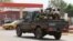 Central African Soldiers patrol a street in Bangui, Central African Republic, January 1, 2013. 