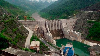 Đập Dachaoshan ở tỉnh Vân Nam, Trung Quốc.