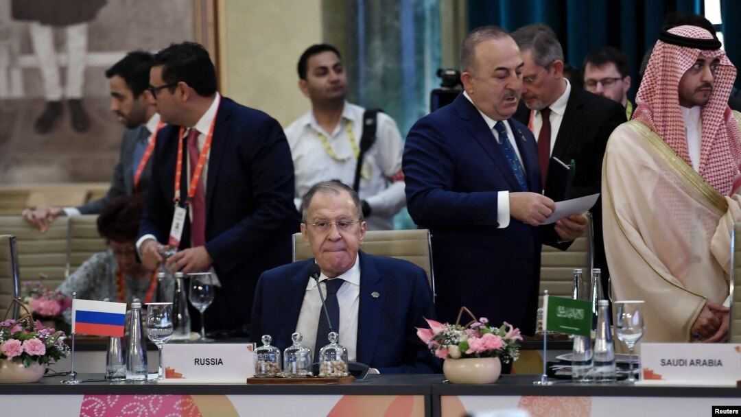Ngoại trưởng Nga Sergei Lavrov tại Hội nghị G-20 ở New Delhi, Ấn Độ, ngày 2/3/2023.