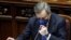 FILE - Italy's Prime Minister Mario Draghi addresses the Lower Chamber of the Italian Parliament, in Rome, Feb. 18, 2021, ahead of a confidence vote that would mark the start of his government. 