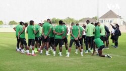 Iheanacho da yan wasan Najeriya na atisaye gabanin karawar da za su yi da Sudan a rukunkin D na gasar AFCON