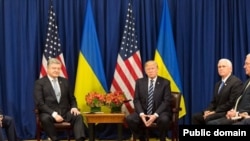 Trump meeting with POroshenko 