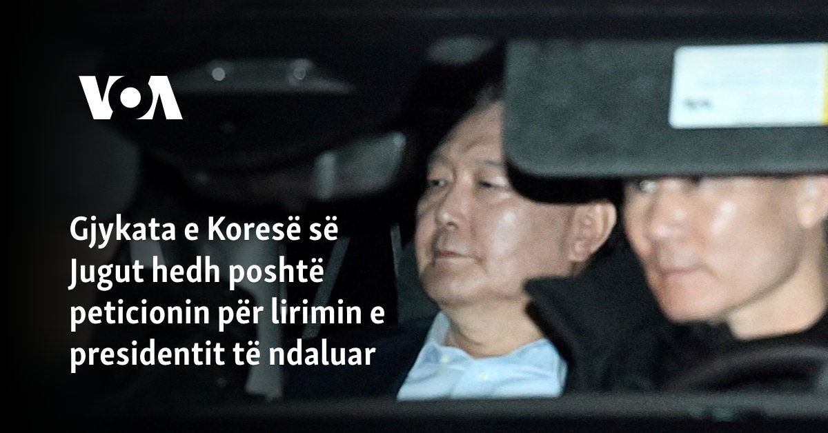 Gjykata e Koresë së Jugut hedh poshtë peticionin për lirimin e presidentit të ndaluar