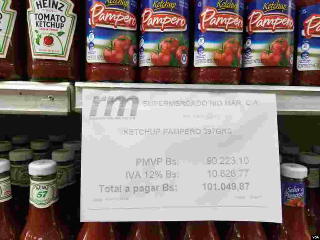 Con un salario mínimo integral podrá comprar siete botellas de ketchup en promedio.