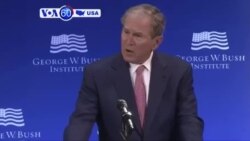 Manchetes Americanas 20 Outubro: W. Bush e Obama criticam Trump