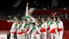 شادمانی تیم ملی والیبال نشسته ایران پس از کسب عنوان قهرمانی در بازی‌های والیبال نشسته پارالمپیک ٢٠٢٠ توکیو؛ شنبه ۱۳ شهریور ۱۴۰۰