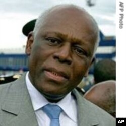 Angolan President Jose Eduardo Dos Santos