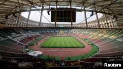 A view shows the Olembe Stadium, which is to host the opening ceremony of the Africa Cup of Nations (AFCON), in Yaounde, Cameroon January 8, 2022. REUTERS/Mohamed Abd El Ghany