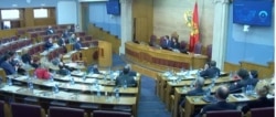 Zasjedanje Skupštine Crne Gore u Podgorici, 25. novembra 2021. (Foto: Skrinšot)