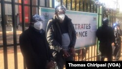 Zimbabwe Journalist Hopewell Chin'ono and Transform Zimbabwe Leader Jacob Ngarivhume