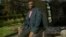 Former Congolese Vice President Jean-Pierre Bemba poses for a photograph after being interviewed by The Associated Press in Waterloo, Belgium, Sept. 11, 2018.