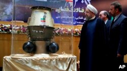 Este miércoles 1 de febrero de 201, el presidente de Irán Hassan Rouhani, defendió su posición durante una ceremonia donde conmemoró el Día Nacional de la Tecnología Espacial en Teherán.