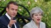 Macron reçoit Theresa May pour s'entretenir sur le Brexit
