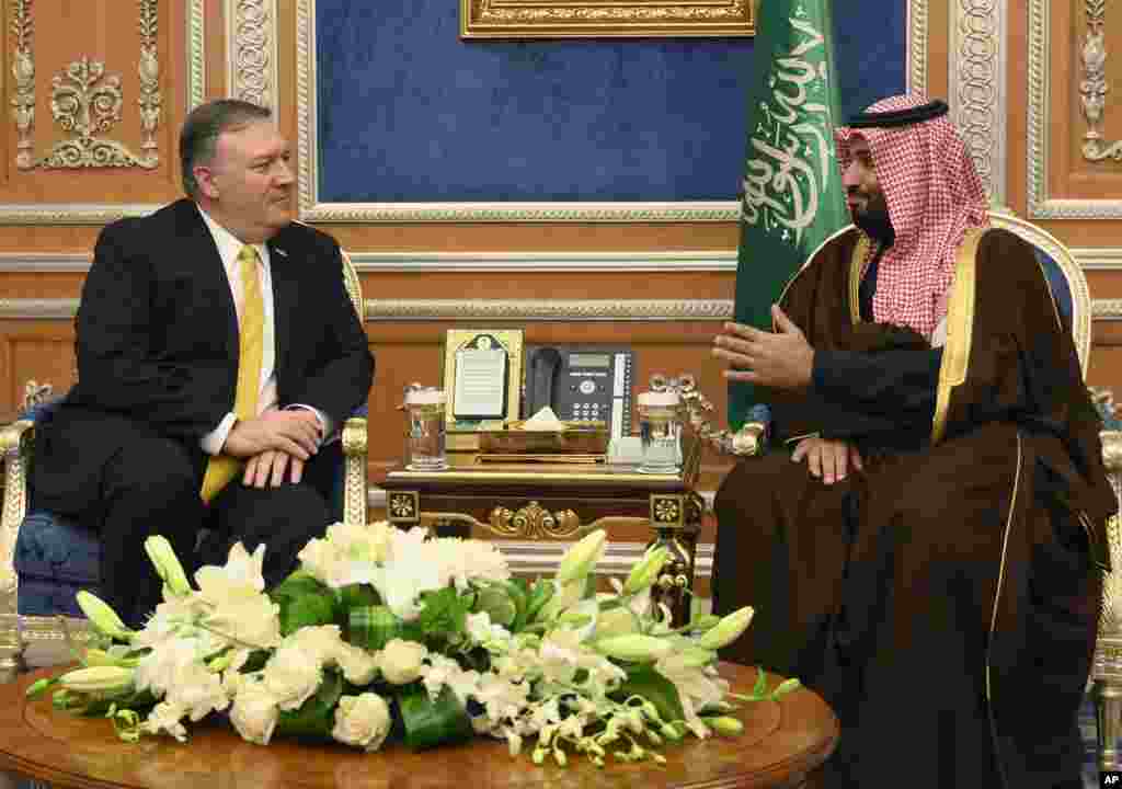 وزیر خارجه آمریکا بعد از دیدار با پادشاه و ولیعهد سعودی گفت عربستان اطمینان داد عاملان قتل خاشقجی را مجازات می‌کند.