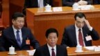 Chủ tịch Trung Quốc Tập Cận Bình (trái) tại phiên khai mạc kỳ họp Quốc hội hôm 5/3