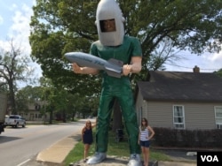 The Gemini Giant in Wilmington, Illinois